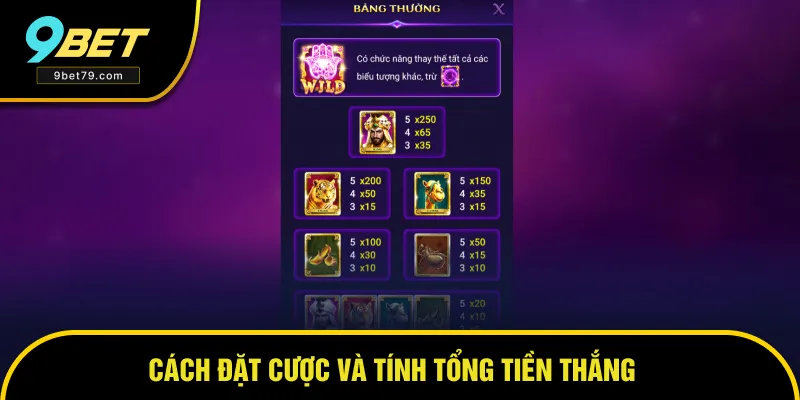 Cách đặt cược và tính tiền khi dành chiến thắng Cách đặt cược và tính tiền khi dành chiến thắng