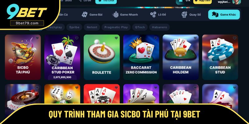 Hướng dẫn người chơi quy trình tham gia sicbo tài phú Hướng dẫn người chơi quy trình tham gia sicbo tài phú