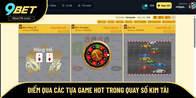 Những tựa game hot nên trải nghiệm tại vòng quay số Những tựa game hot nên trải nghiệm tại vòng quay số